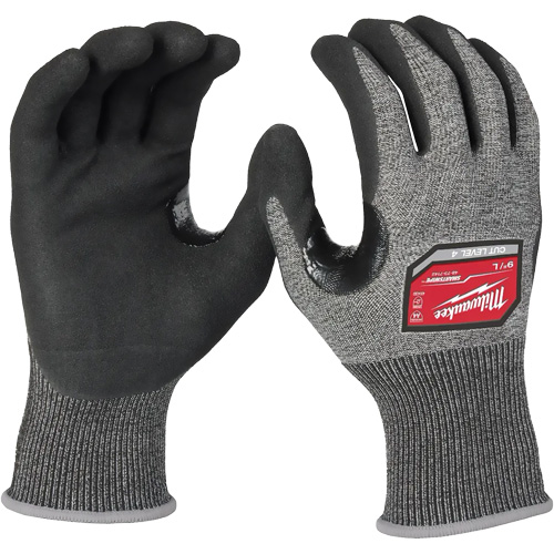 High-Dexterity Cut-Resistant Gloves, Size Small, 18 Gauge, Nitrile Coated, Polyethylene Shell, ANSI/ISEA 105 Level 4/EN 388 Level D Duraquip Inc