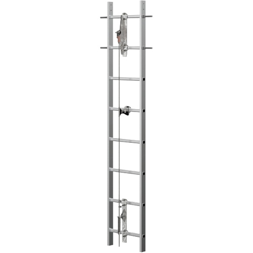 VI-Go&reg; Vertical Cable Ladder Safety System, Galvanized Steel Duraquip Inc