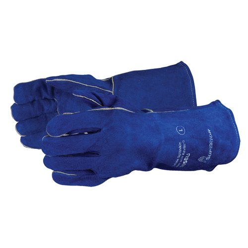Welding Gloves, Split Cowhide, Size One Size Duraquip Inc