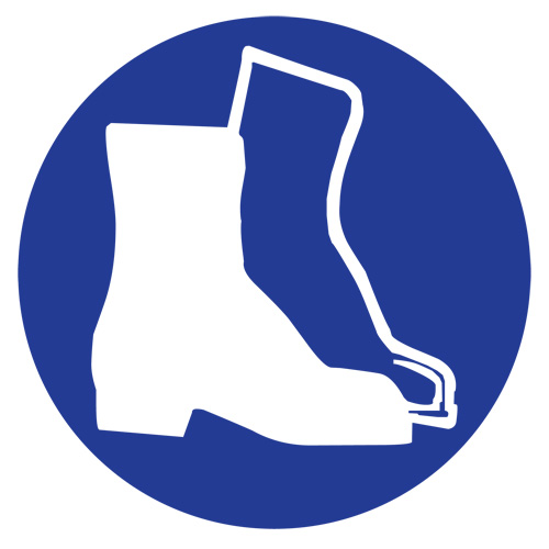 &eacute;tiquettes avec pictogramme Right to Know - Bottes, Vinyle, Feuille, 1" lo x 1-1/8" la Duraquip Inc