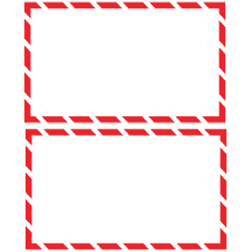 &eacute;tiquettes SIMDUT 200/pqt, Papier, Rouleau, 4-3/4" lo x 8-1/2" la Duraquip Inc