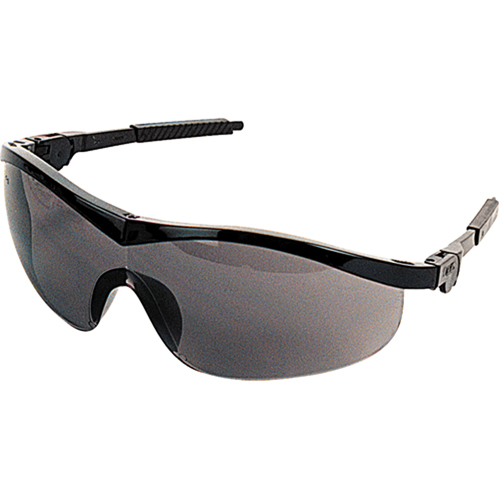 Lunettes de s&eacute;curit&eacute; Storm, Lentille Grise/fum&eacute;e, Anti-&eacute;gratignures, ANSI Z87+ Duraquip Inc