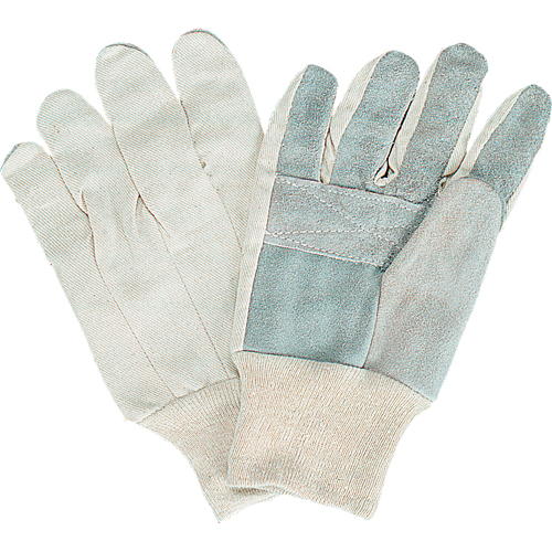 Standard-Duty Work Gloves, Large, Split Cowhide Palm Duraquip Inc