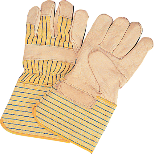 Gants d'ajusteur &agrave; paume s&egrave;che d'usage standard, Grand, Paume en Cuir fleur de vache, Doublure en Coton Duraquip Inc