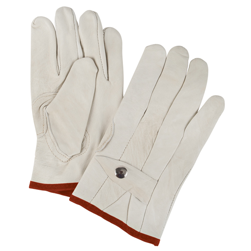 Standard-Duty Ropers Gloves, Small, Grain Cowhide Palm Duraquip Inc