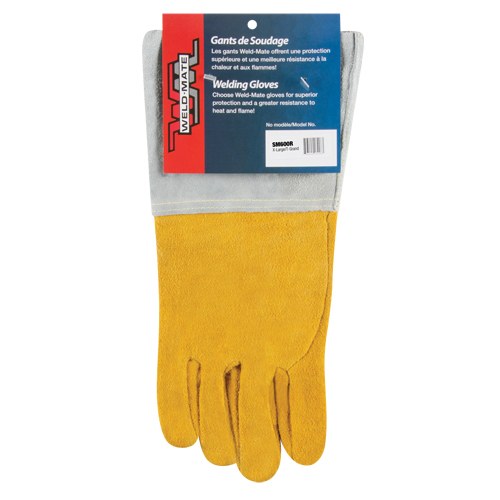 Superior Fit TIG Welding Gloves, Split Deerskin, Size X-Large Duraquip Inc