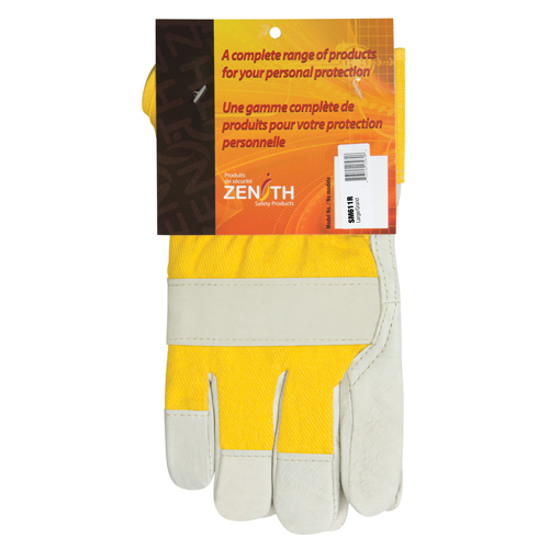 Abrasion-Resistant Winter-Lined Fitters Gloves, Large, Grain Cowhide Palm, Foam Fleece Inner Lining Duraquip Inc