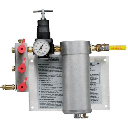 3M Series Loose Fitting Facepieces with Supplied Air-PORTABLE AIR PURIFICATION PANELS, 50 CFM Capacity Duraquip Inc