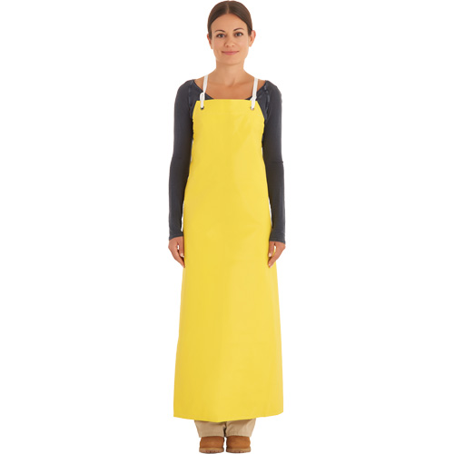 Reinforced Heavy-Duty Apron, Neoprene, 45" L x 35" W, Yellow Duraquip Inc