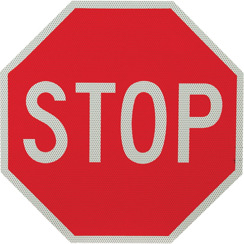 Double-Sided "Stop/Slow" Traffic Control Sign Duraquip Inc