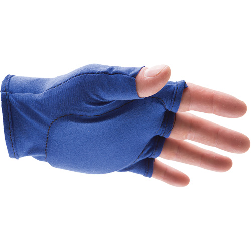 Doublures antichocs pour gants sans doigts, main gauche, 6/T-petit, Paume en Synth&eacute;tique, Poignet &agrave; enfiler Duraquip Inc