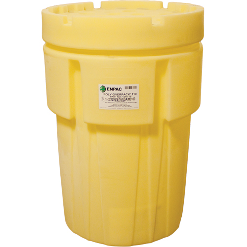 Poly-Overpack&reg; 110 Salvage Drum, 103 US gal., Stationary Duraquip Inc