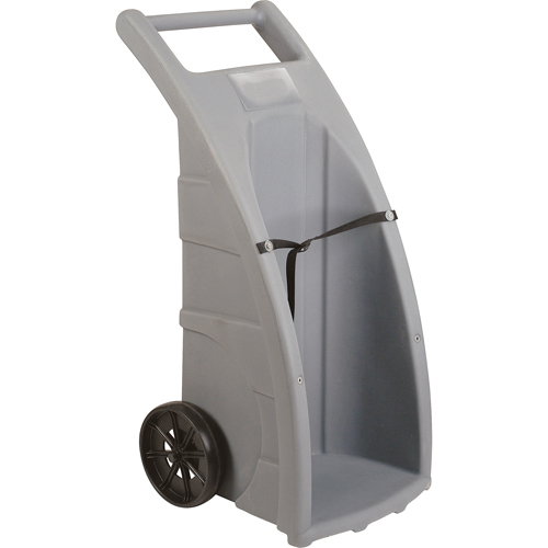 Chariot pour bouteilles, Roues Caoutchouc, Base de 23" la x 24" lo, 500 lb Duraquip Inc