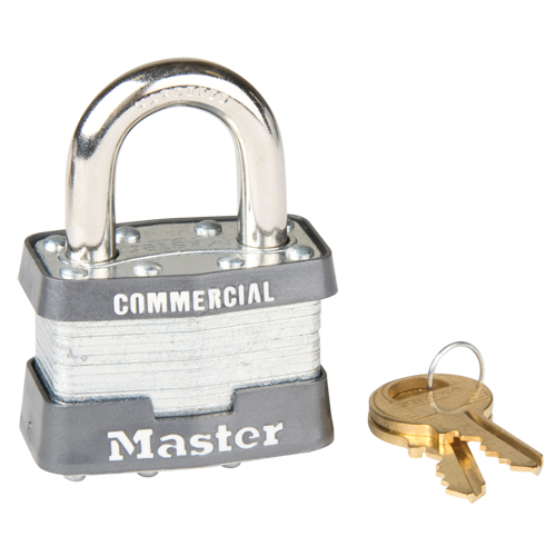 Pin Tumbler Padlock, Keyed Alike, Laminated Steel, 1-3/4" Width Duraquip Inc