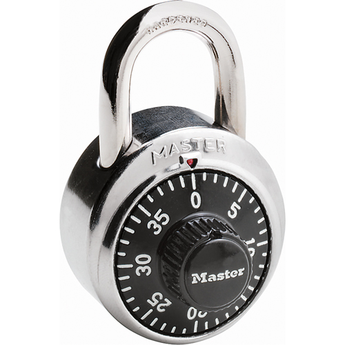 Padlock, Combination, Hardened Steel, 1-7/8" Width Duraquip Inc
