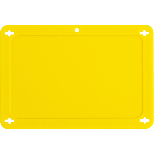 &eacute;tiquette vierge pour vanne, Plastique, 4-3/4" la x 3-1/4" h Duraquip Inc