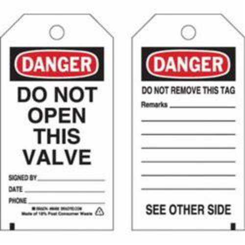&eacute;tiquettes de s&eacute;curit&eacute; auto-plastifiantes, Polyester, 3" la x 5-3/4" h, Anglais Duraquip Inc