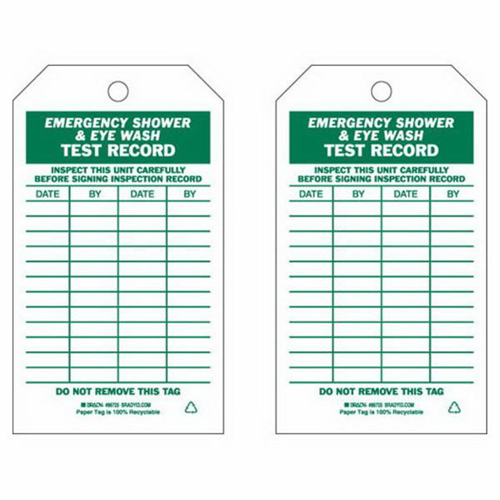 &eacute;tiquettes de rapport d'essai/inspection, Papier, 4" la x 7" h, Anglais Duraquip Inc