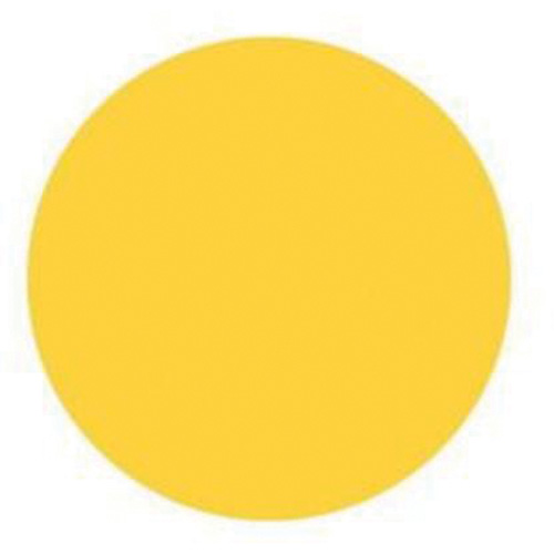 &eacute;tiquettes rondes inscriptibles, Cercle, 3" lo x 3" la, Jaune Duraquip Inc