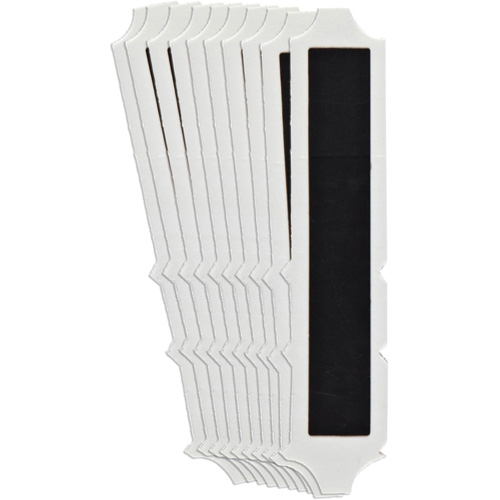 Quick-Align&reg;Individual Gothic Number and Letter Labels, I, 4" H, Black Duraquip Inc