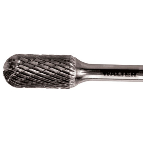 Fraise double au carbure avec tige cylindrique &agrave; pointe ronde, 1/2" dia., 1" profondeur de la coupe Duraquip Inc