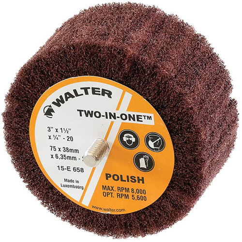Meule &agrave; lamelles abrasives Two-In-One Duraquip Inc