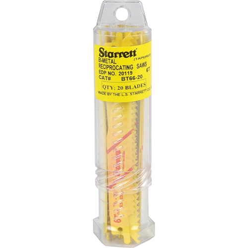 Fastcut General Purpose Reciprocating Blades, Bi-Metal, 6 TPI, 6" L x 3/4" W Duraquip Inc