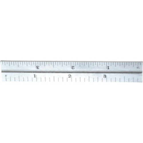 Junior Combination Squares, 4" L, 8/100" Graduations, Steel, Satin Duraquip Inc