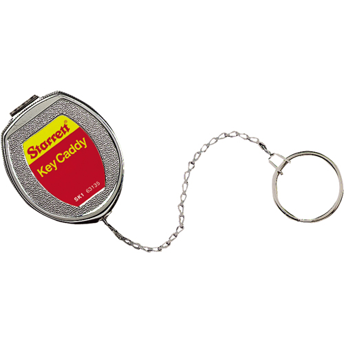 Porte-cl&eacute;s autor&eacute;tractable Key Caddy, Acier inoxydable, C&acirc;ble 21", Fixation Agrafe de ceinture Duraquip Inc