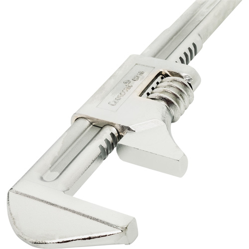 Automotive Wrench, 15" L, 19.3 mm Max Width, Chrome Duraquip Inc