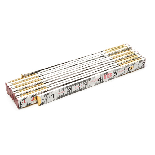 R&egrave;gle &agrave; pes&eacute;e Red End pour ing&eacute;nieur, 6' lo, Bois, Graduations de 1/16" Duraquip Inc