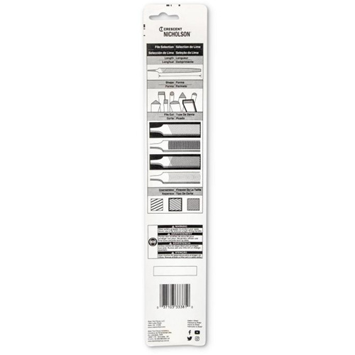 Lime d'affûtage, Plat, 8", Simple/double Duraquip Inc