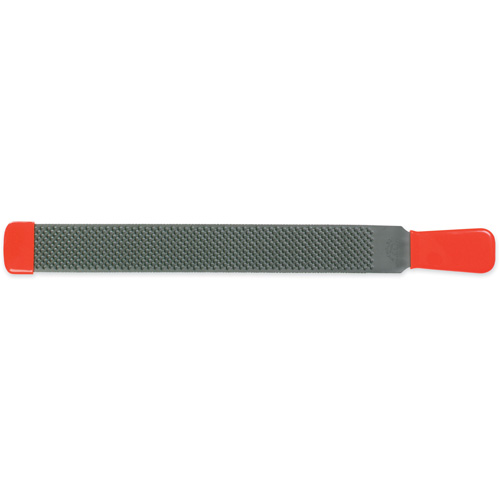 R&acirc;pe et lime pratique pour ferblantier avec poign&eacute;e coussin&eacute;e, Rectangulaire, 17-1/10", Demi-douce Duraquip Inc