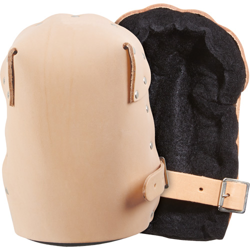 Heavy-Duty Knee Pad, Buckle Style, Leather Caps, Foam Pads Duraquip Inc