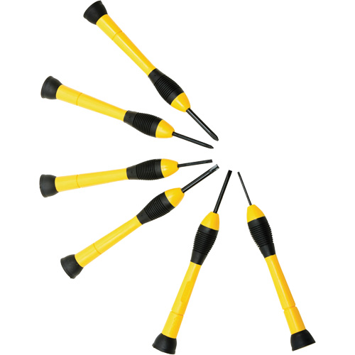 Precision Screwdriver Set, 6 Pcs. Duraquip Inc