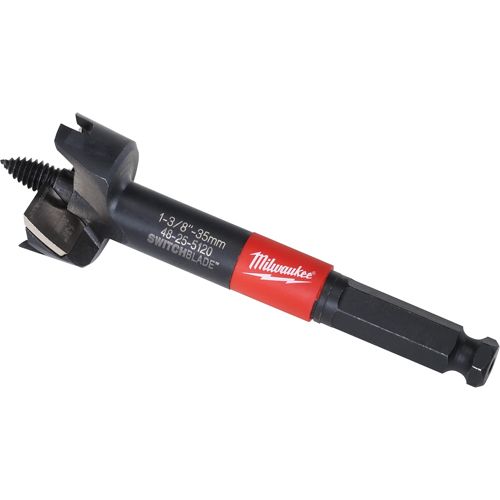 Forets autoaliment&eacute;s Switchblade, 1-3/8", Tige 7/16" hexagonal Duraquip Inc