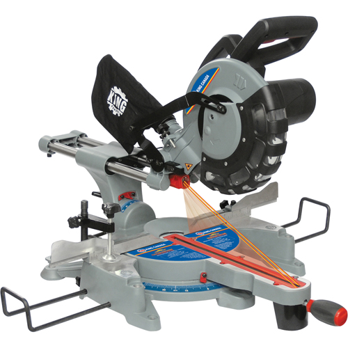 10" Sliding Compound Mitre Saws With Laser, 10", 15 A, 120 V Duraquip Inc