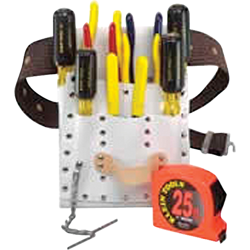 Electricians Tool Set, Leather, White Duraquip Inc