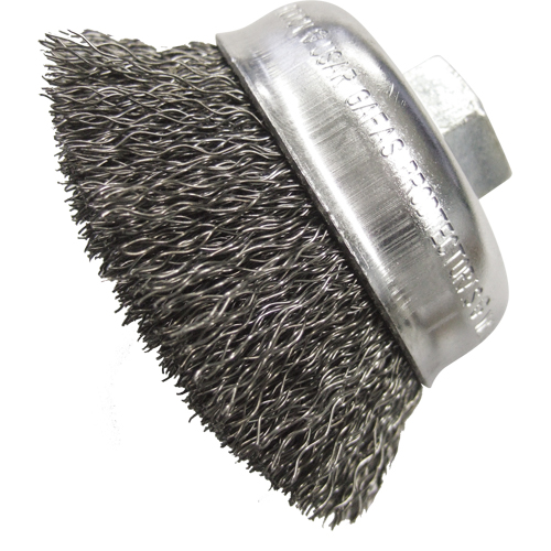 Brosses-boisseau &agrave; fils cr&ecirc;p&eacute;s 4" Duraquip Inc