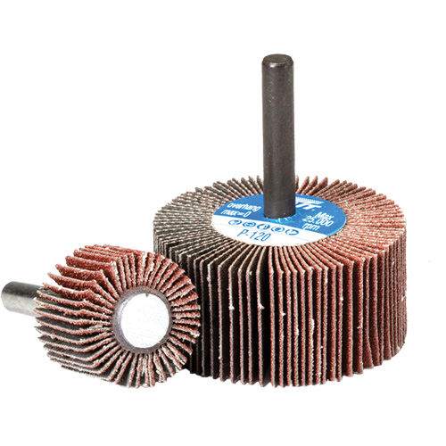 Flap Wheel, Aluminum Oxide, 180 Grit, 3" x 1" x 1/4" Duraquip Inc