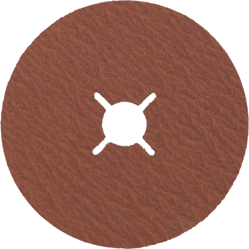 Disque en fibre, C&eacute;ramique, 80, 4-1/2" Dia x 7/8" Arbre Duraquip Inc