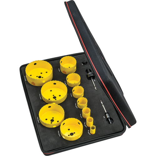 Trousse de scie cloche pour &eacute;lectricien, 14 morcea Duraquip Inc