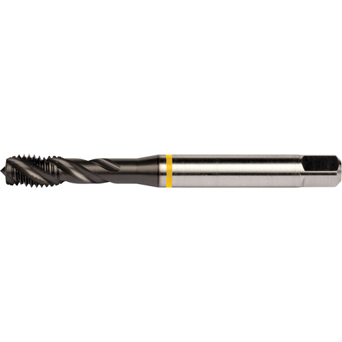 Yellow Shark Spiral Flute Tap, High Speed Cobalt, 1/4"-20 Thread, 3.15" L Duraquip Inc
