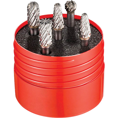 ST Cut Rotary Burr Set, 5 Pieces Duraquip Inc