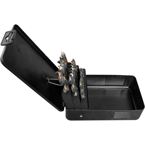 Jeu de forets s&eacute;rie courte, 29 morceaux, Acier rapide Duraquip Inc