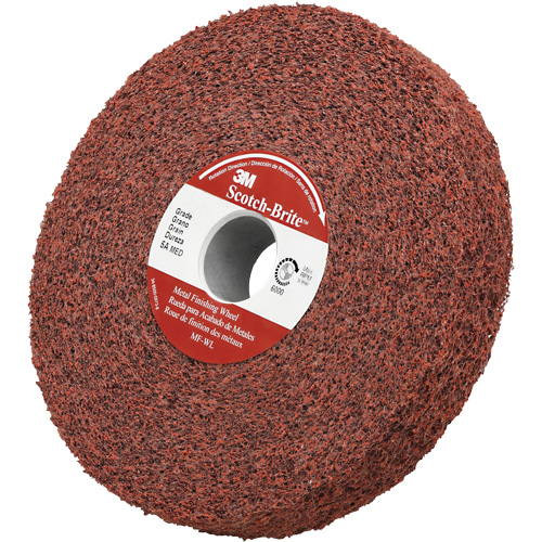 Meule de finition &agrave; structure non tiss&eacute;e pour m&eacute;tal Scotch-Brite Duraquip Inc