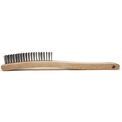 Brosse de nettoyage, Acier inoxydable, 4 x 19 rangs de fils, Longueur 13-11/16" Duraquip Inc