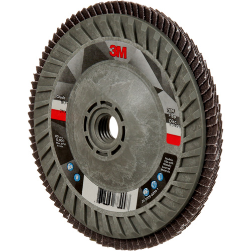 769F Quick Change Flap Disc, 5" x 5/8"-11, Type 29, 80+ Grit, Ceramic Duraquip Inc