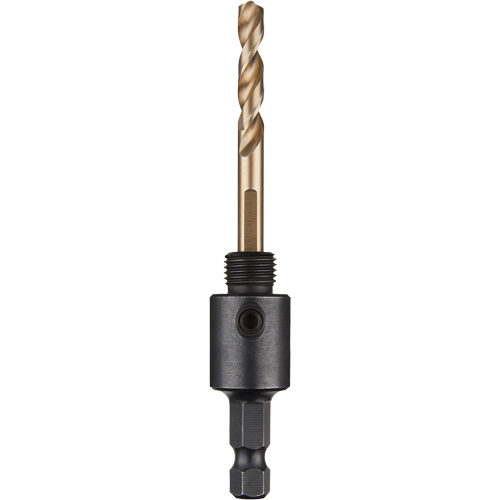 Hole Dozer Hole Saw Small Arbor with Cobalt Pilot Bit, 0" - 1-3/16", 1/4" Shank Duraquip Inc