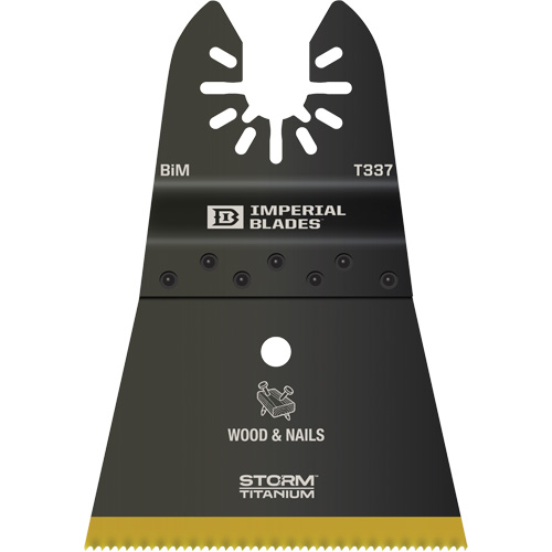 Lame en titane pour bois et clous Storm One Fit Duraquip Inc